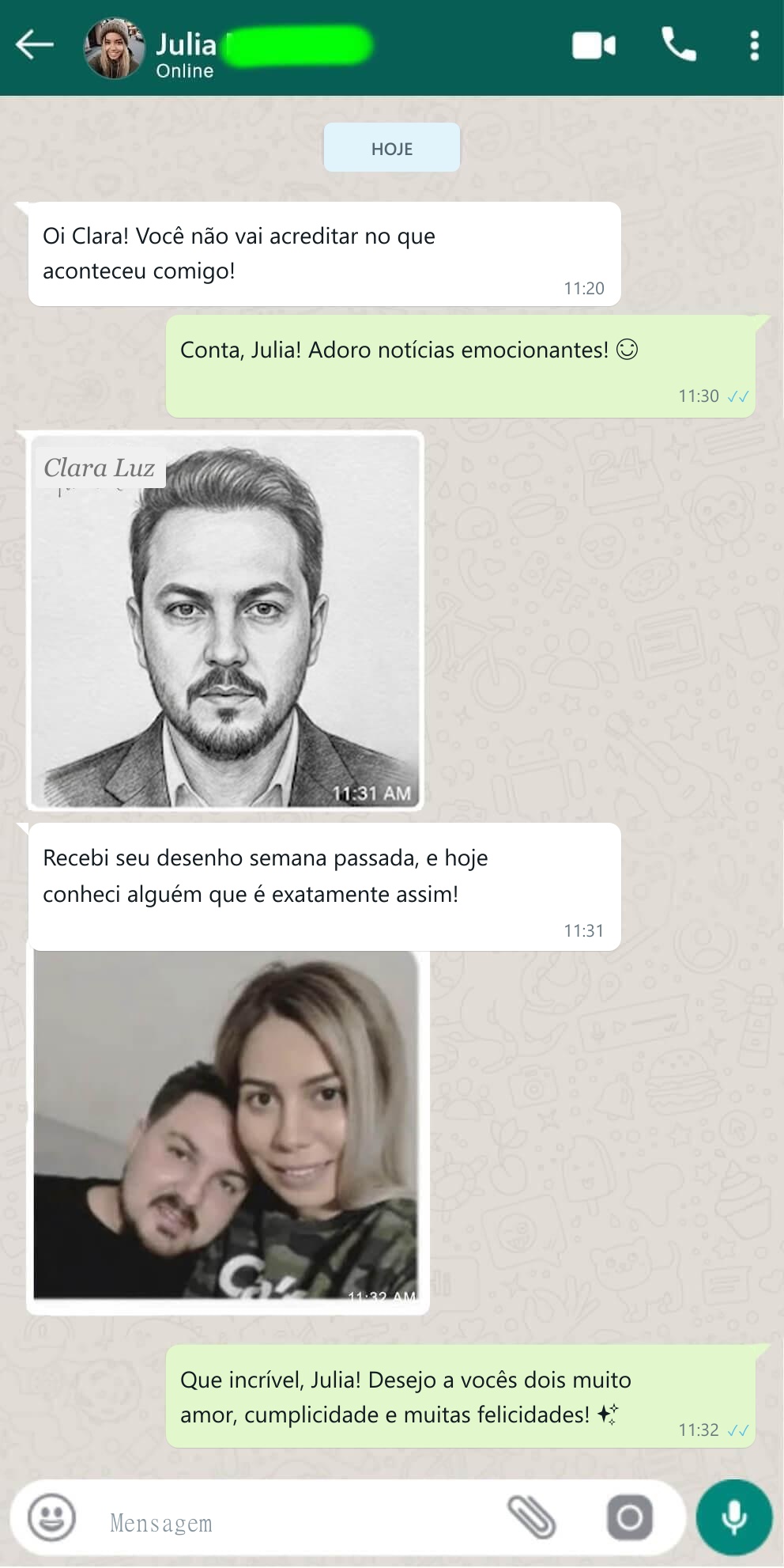 Relato de Julia
