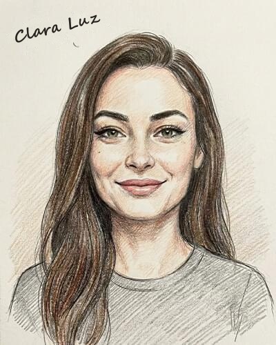 Exemplo de Retrato da Alma Gêmea 3 — Clara Luz